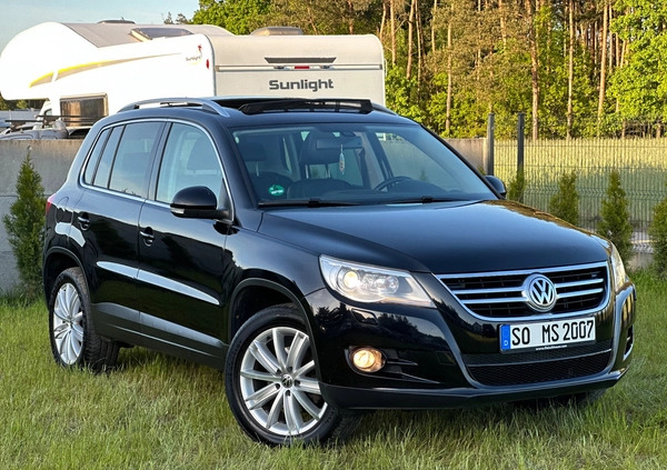 Volkswagen Tiguan cena 39900 przebieg: 219000, rok produkcji 2009 z Mrągowo małe 742